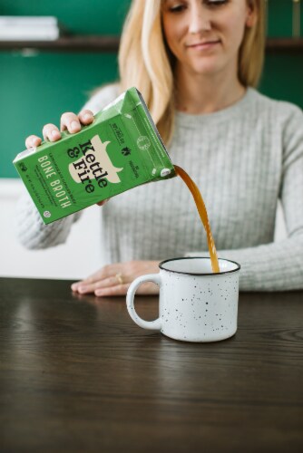 Kettle & Fire Lemongrass Ginger Beef Bone Broth Perspective: left