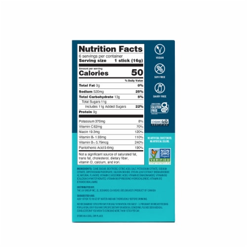 Liquid I.V.® Hydration Multiplier® Watermelon Electrolyte Drink Mix Packets Perspective: left