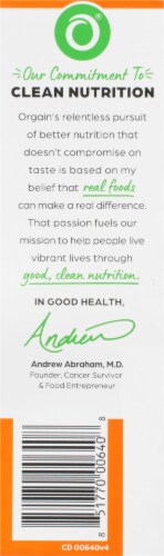 Orgain® Organic Peanut Butter Protein Snack Bar Perspective: left