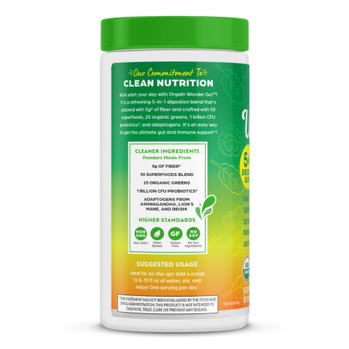 Orgain® Wonder Gut - Orange Mango Perspective: left