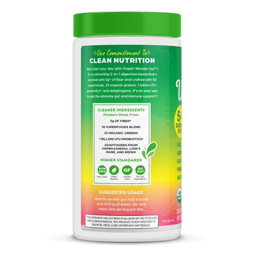 Orgain® Wonder Gut - Strawberry Lemonade Perspective: left