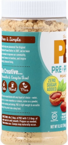 PB2 Pre + Probiotic Peanut Powder Perspective: left