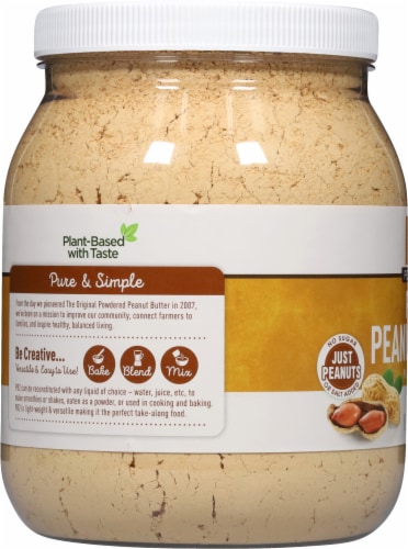 PB2® Performance Peanut Butter Pure Protein Powder Perspective: left