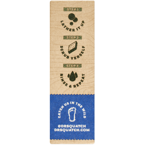 Dr Squatch® Fresh Falls Men's Natural Soap Perspective: left