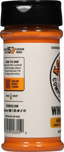 Kosmos Q® Honey BBQ Wing Dust Perspective: left