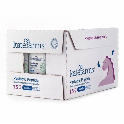 Kate Farms® Vanilla Pediatric Peptide Formula Perspective: left