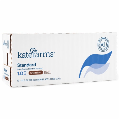 Kate Farms® Chocolate Standard Formula Perspective: left