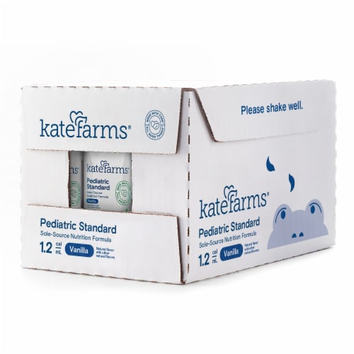 Kate Farms® Vanilla Pediatric Standard 1.2 Formula Perspective: left