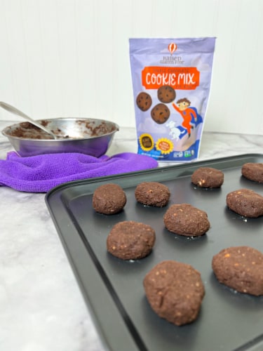 Raised Gluten Free™ Double Chocolate Cookie Mix Perspective: left