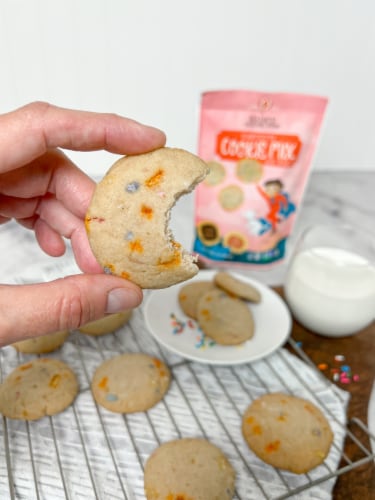 Raised Gluten Free® Confetti Cookie Mix Perspective: left