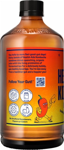 Health-Ade Cayenne Cleanse Kombucha Perspective: left