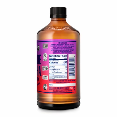 Health-Ade Kombucha® - Pomegranate Blueberry Perspective: left