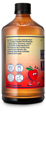 Health-Ade® Pink Lady Apple® Kombucha Probiotic Tea Perspective: left