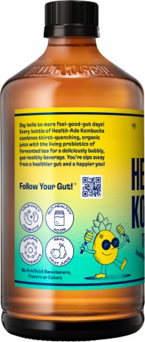 Health-Ade Tropical Punch Kombucha Perspective: left