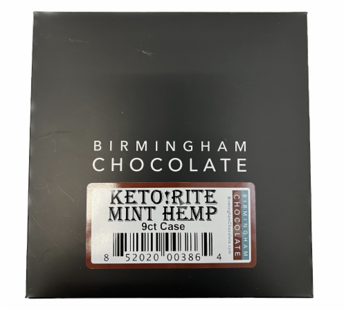 Dark Chocolate Bars, Case of 9 - Sugar-Free, Gluten-Free, Vegan, Non-GMO, Kosher, Keto 20oz Perspective: left