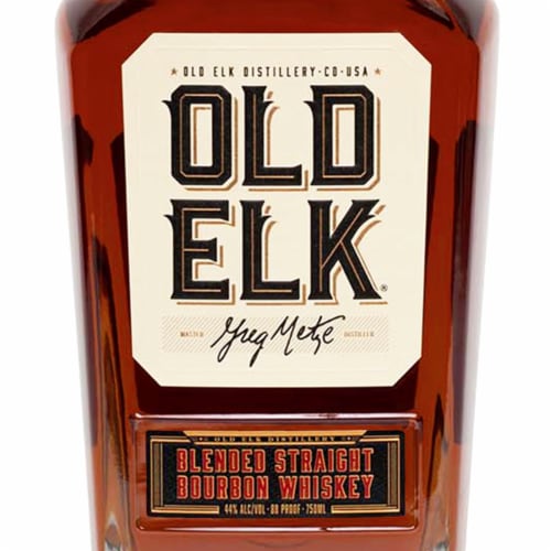 Old Elk Blended Straight Bourbon Perspective: left