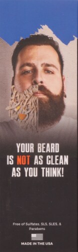 Wild Willies Beard Wash Premium Beard Shampoo Perspective: left