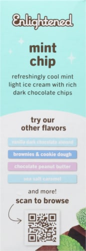 Enlightened® Mint Chip Swirl Ice Cream Bars Perspective: left