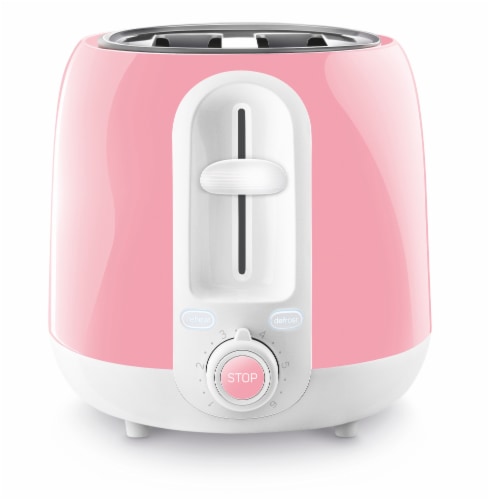 Sencor 2-Slot Toaster - Coral Red Perspective: left