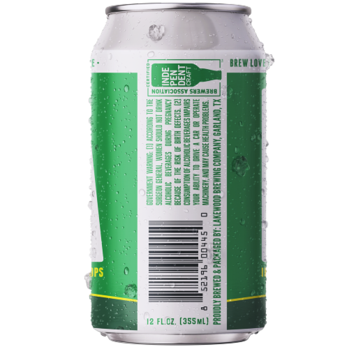 Lakewood Brewing Co. IPA Craft Beer Cans Perspective: left