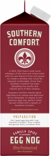 Southern Comfort® Vanilla Spice Flavored Egg Nog Perspective: left
