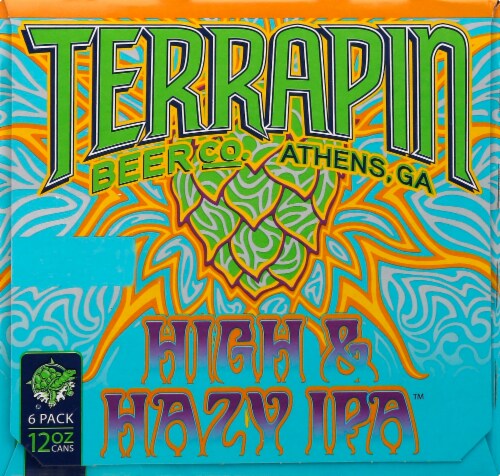Terrapin Beer Co. High & Hazy IPA Perspective: left