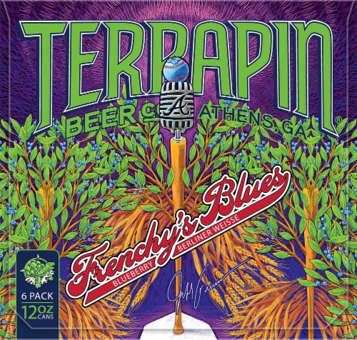 Terrapin® Frenchy's Blues Berliner Weissbier Wheat Ale Perspective: left
