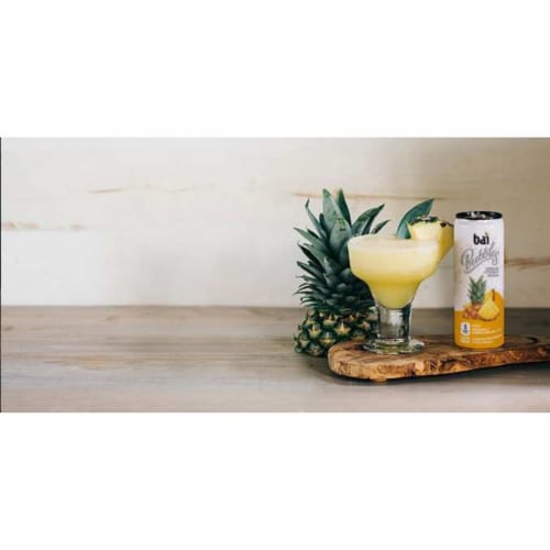 Bai® Bubbles Peru Pineapple Flavored Sparkling Bottled Water Perspective: left