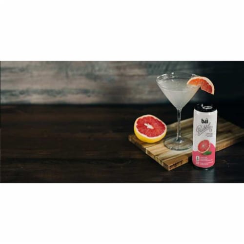 Bai®Bubbles Gimbi Pink Grapefruit Flavored Sparkling Bottled Water Perspective: left