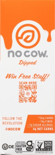 no cow® Chocolate Peanut Butter Cup Bars Perspective: left