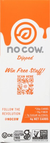 no cow® Chocolate Peanut Butter Cup Bars Perspective: left