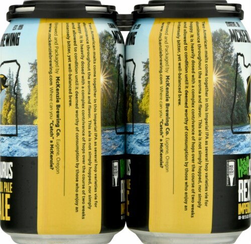 McKenzie Brewing Hopasaurus Rex Imperial India Pale Ale Perspective: left