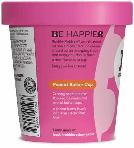 Baskin Robbins® Peanut Butter Cup Ice Cream Perspective: left