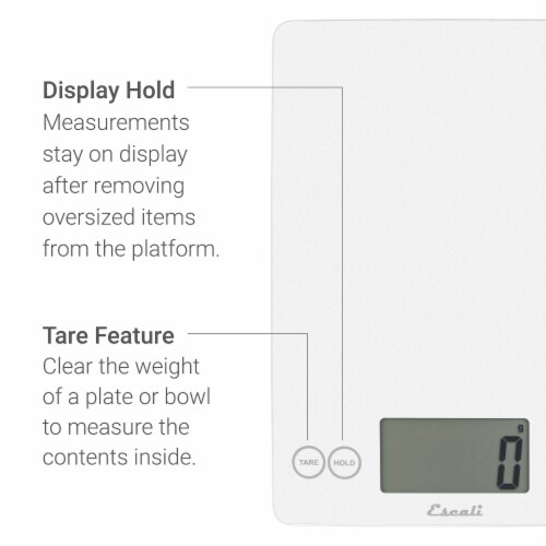 Escali Arti XL Glass Digital Scale - Black