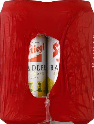 Stiegl Lemon Radler Beer Perspective: left