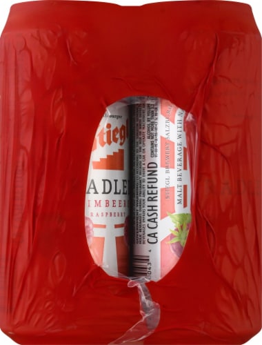 Stiegl Raspberry Radler Beer Perspective: left