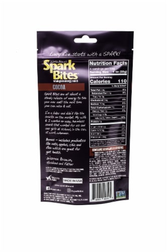 Cocoa Spark Bites, Case of 6 Perspective: left