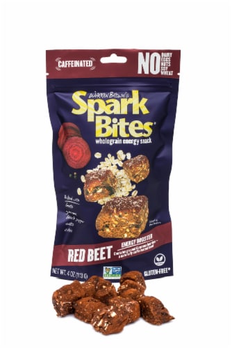 Warren Brown's Spark Notes Red Beet Energy Snack Perspective: left