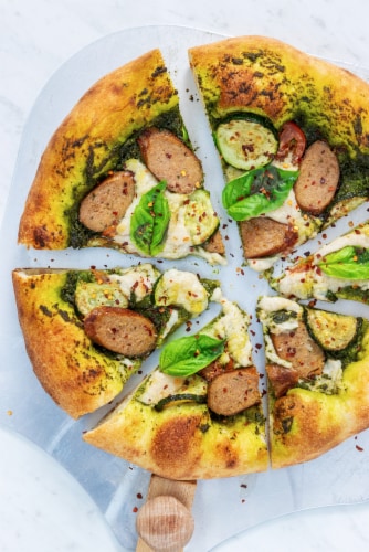 Beyond Meat® Beyond Sausage Sweet Italian Plant-Based Sausage Links Perspective: left