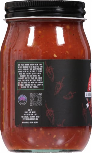 Burns & McCoy Hatch Green Chile Mild Heat Salsa Perspective: left