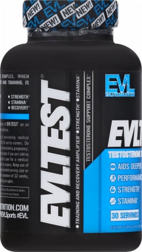 Evlution Nutrition  EVL TEST Perspective: left