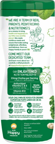 Happy Baby Organics Superfood Puffs Kale & Spinach Veggie Fruit & Grain Puffs Perspective: left