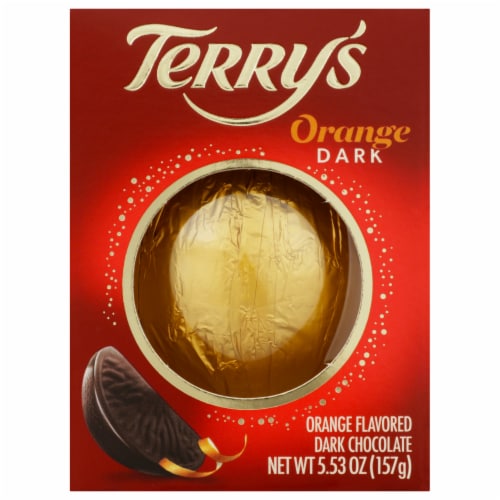 Terry's Holiday Dark Chocolate Orange Perspective: left