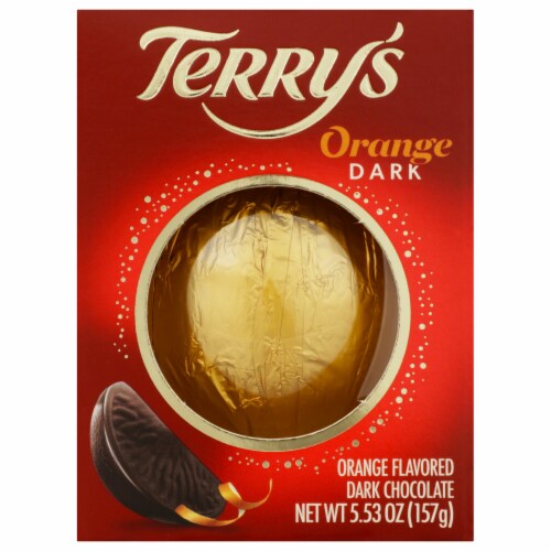 Terry's Holiday Dark Chocolate Orange Perspective: left