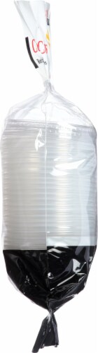 Culinary Elements® Clear Plastic Condiment Cups with Lids Perspective: left