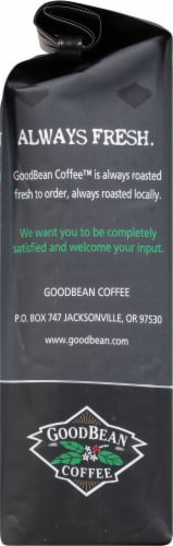 GoodBean Coffee 100% Organic Out Of Africa Medium Dark Roast Ground Coffee Perspective: left