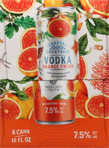 Coastal Cocktails Vodka Orange Crush Perspective: left