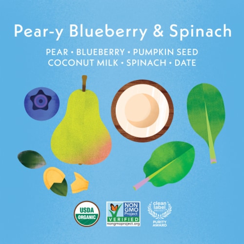 Once Upon a Farm™ Organic Smart Blend Kids Snack Pouch Perspective: left