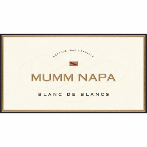 Mumm Napa Blanc de Blancs Chardonnay California Sparkling Wine Perspective: left