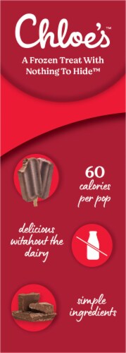 Chloe's™ Dark Chocolate Pops Perspective: left